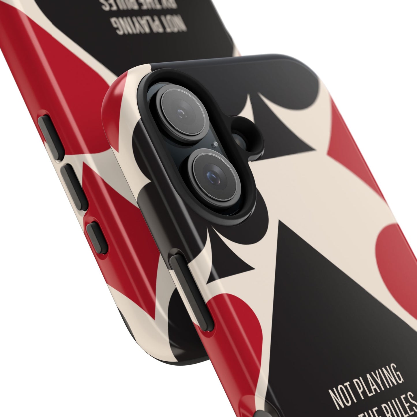 Bold Playing Card Tough Phone Case - Not Playing by the Rules