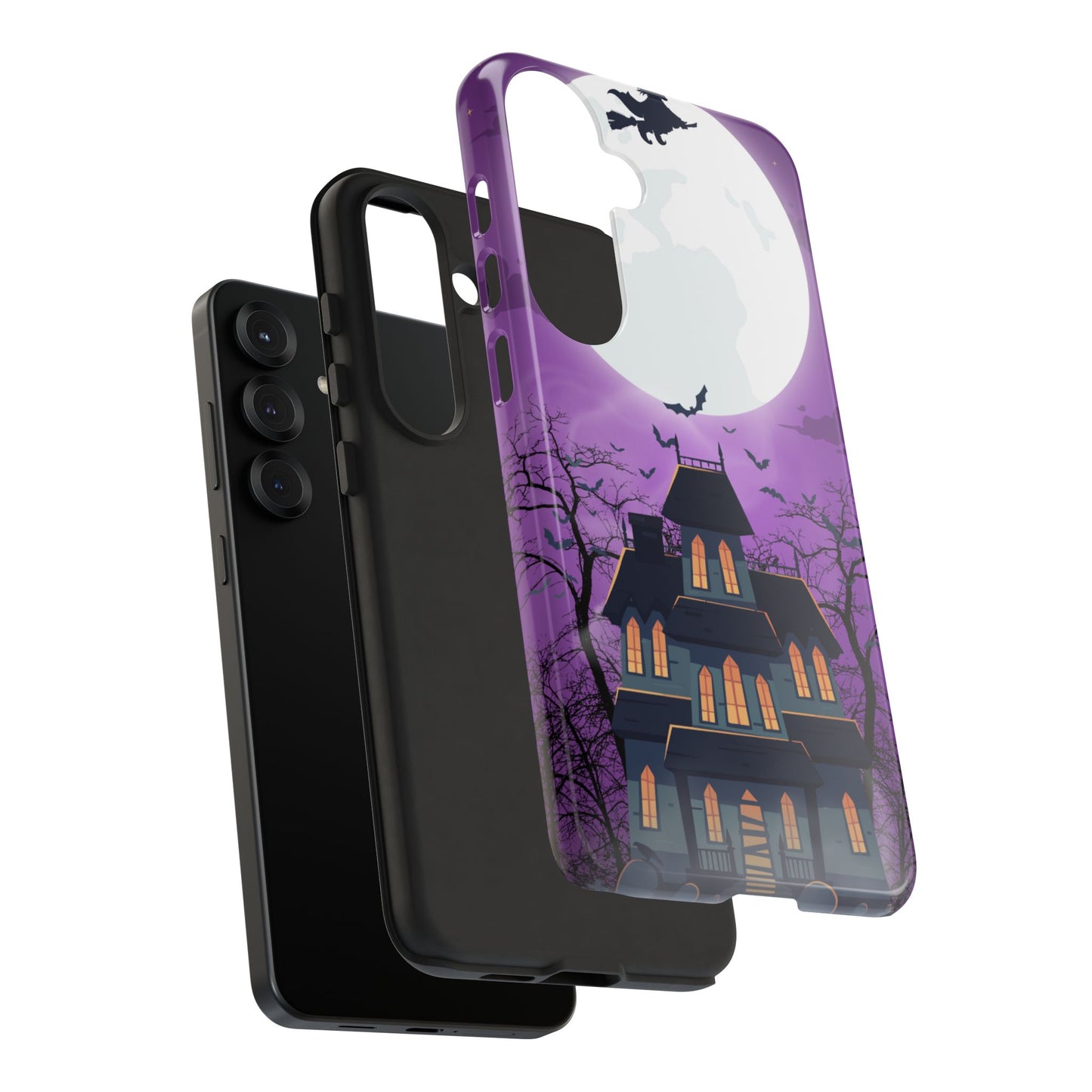 Halloween Haunted, Spooky House, Witchy Vibe Phone Case for Samsung