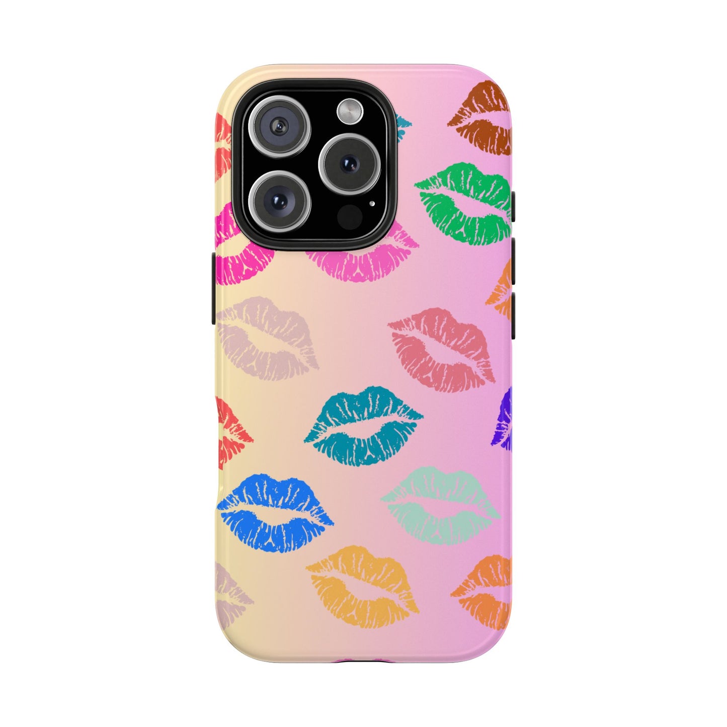 Kiss Print Tough Phone Cases Cute, Durable for Iphone