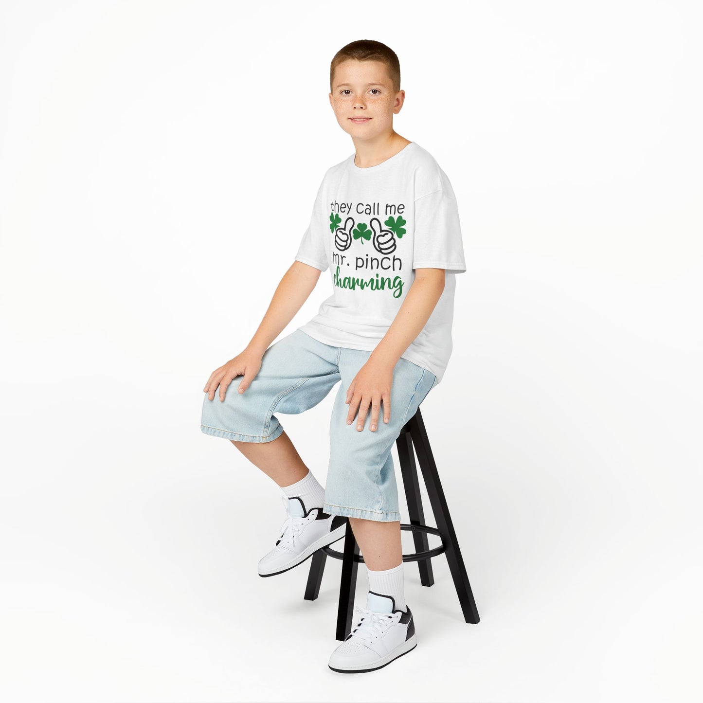 St. Patrick's Day Kids Tee - 'They Call Me Mr. Pinch Charming'
