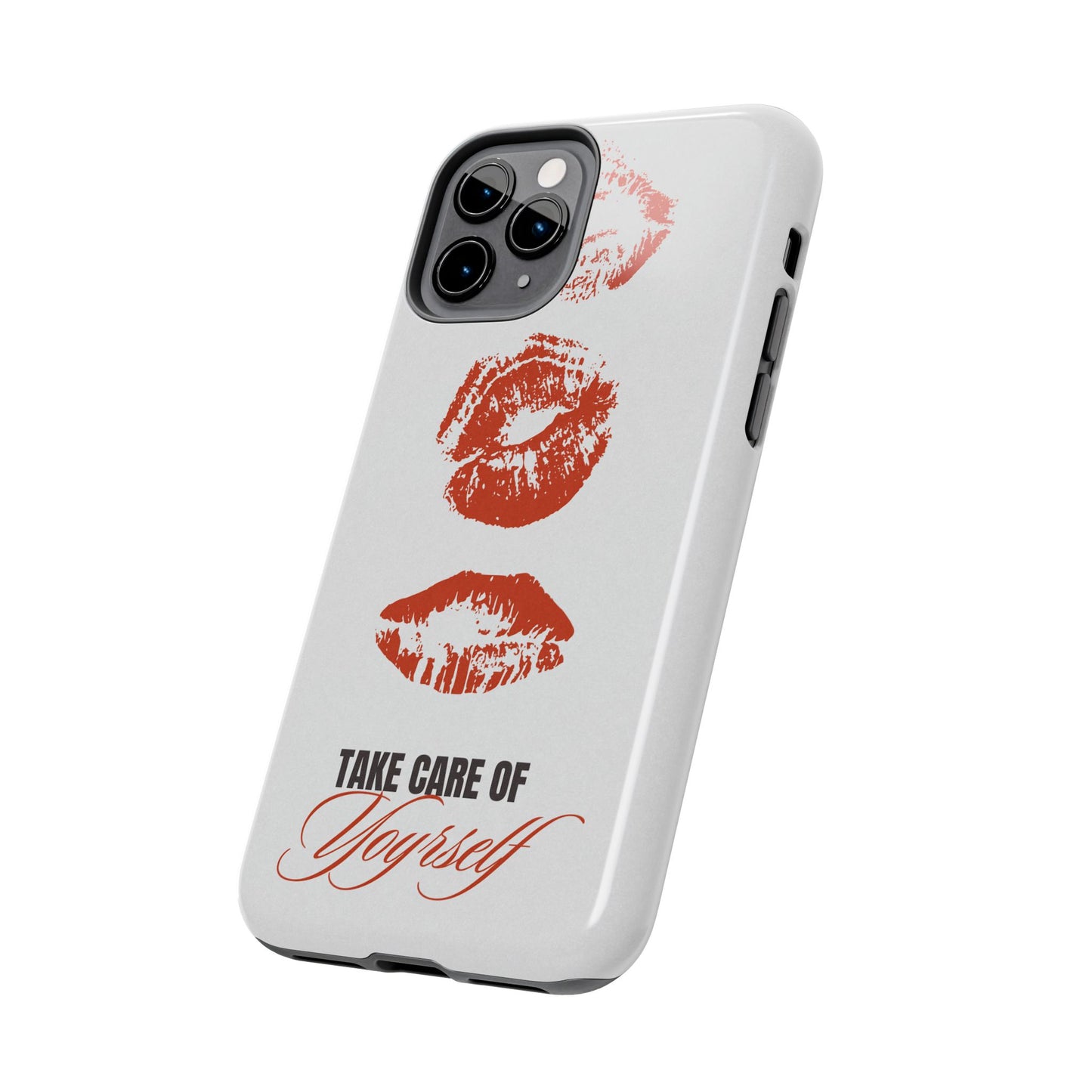 Kiss Print, Chic. Tough Phone Case