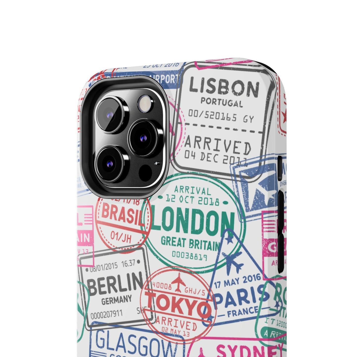 Travel-Inspired, Passport, Travelers, Adventure Stamp, Unique Phone Case