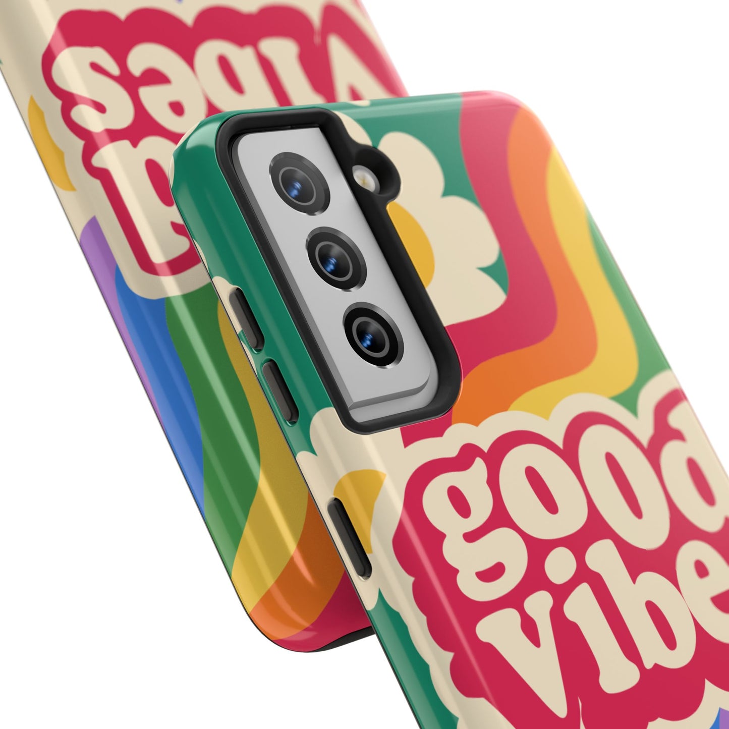 Good Vibes Tough Phone Cases, Colorful, Cheerful Phone Protection, Gifts for Friends