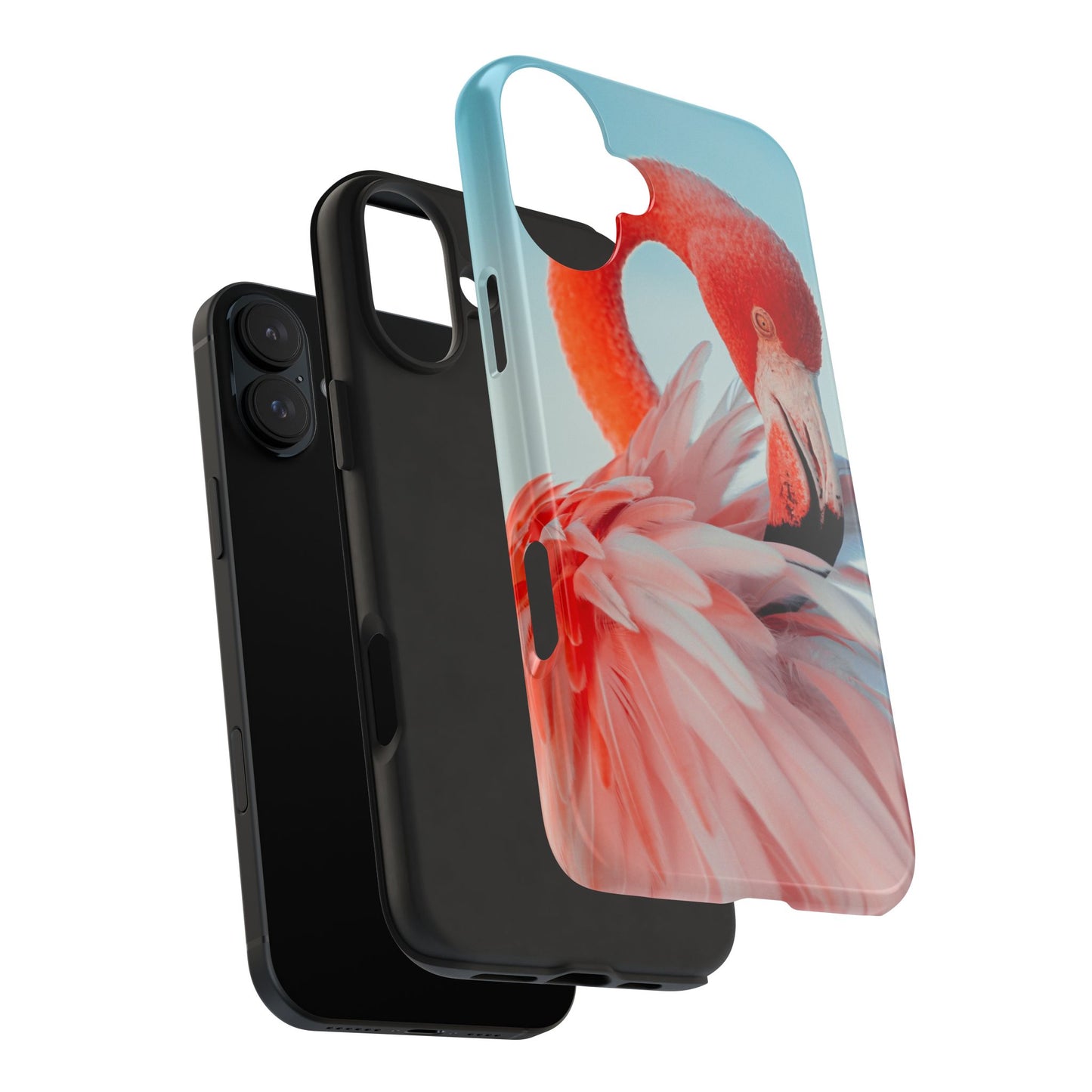 Vibrant Flamingo, Tropical Phone Case