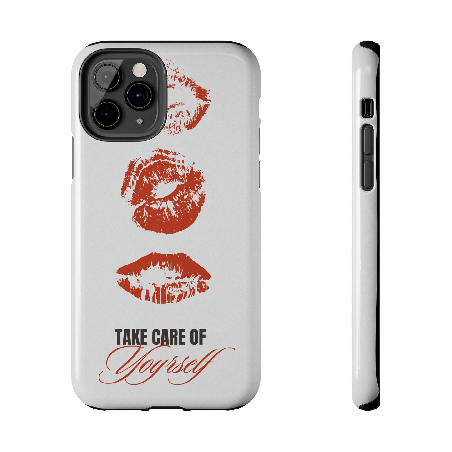 Kiss Print, Chic. Tough Phone Case