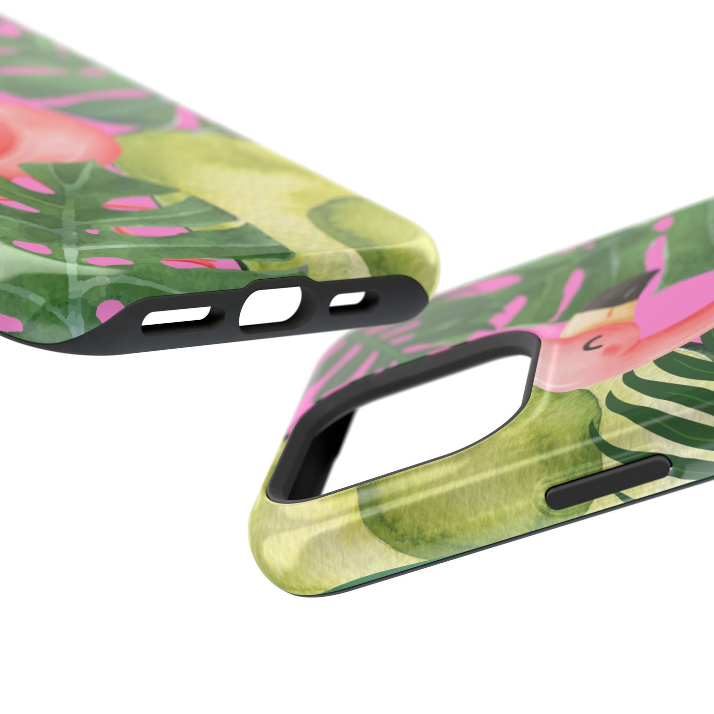 Tropical Flamingo, Cute, Summer Vibes MAGNETIC Tough Phone Case