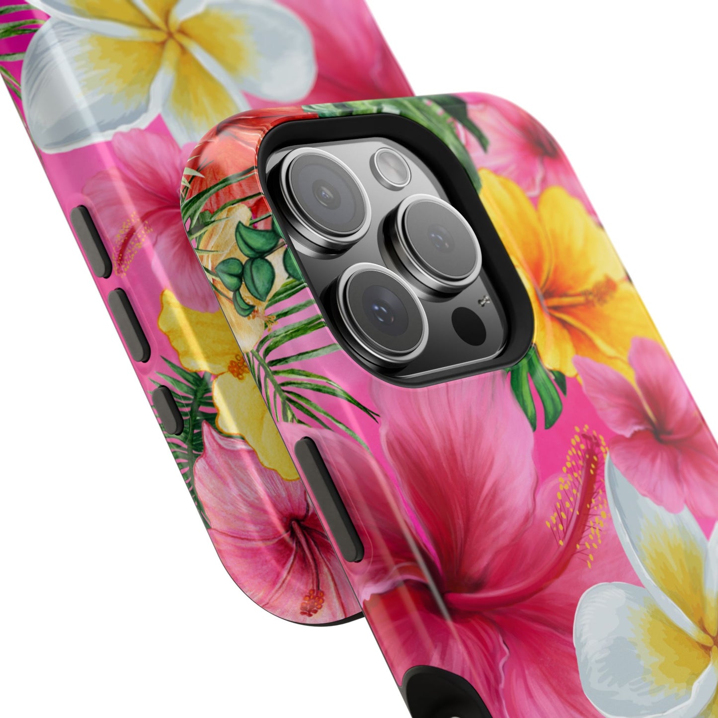 Tropical Floral MAGNETIC Phone Case - Tough, Durable, Chic Protection, Summer Vibes, Gift for Her