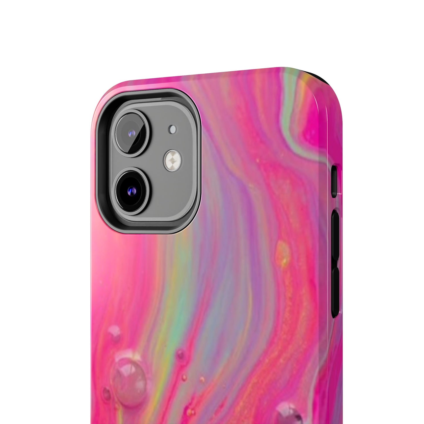 Colorful Swirl Futuristic Tough Phone Case, Stylish Durable Cover for Iphone