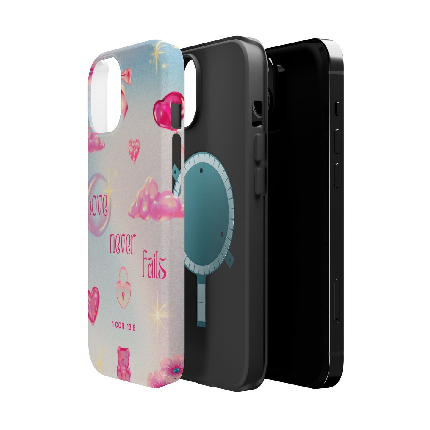 Love Never Fails Bible Verse Tough MAGNETIC Phone Case