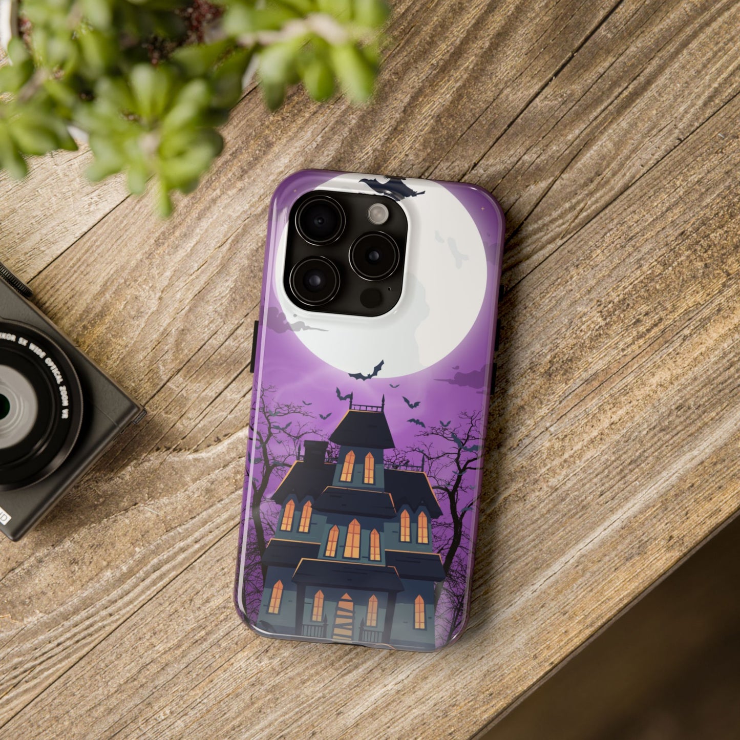 Halloween Haunted, Spooky House, Witchy Vibe Phone Case for Iphone