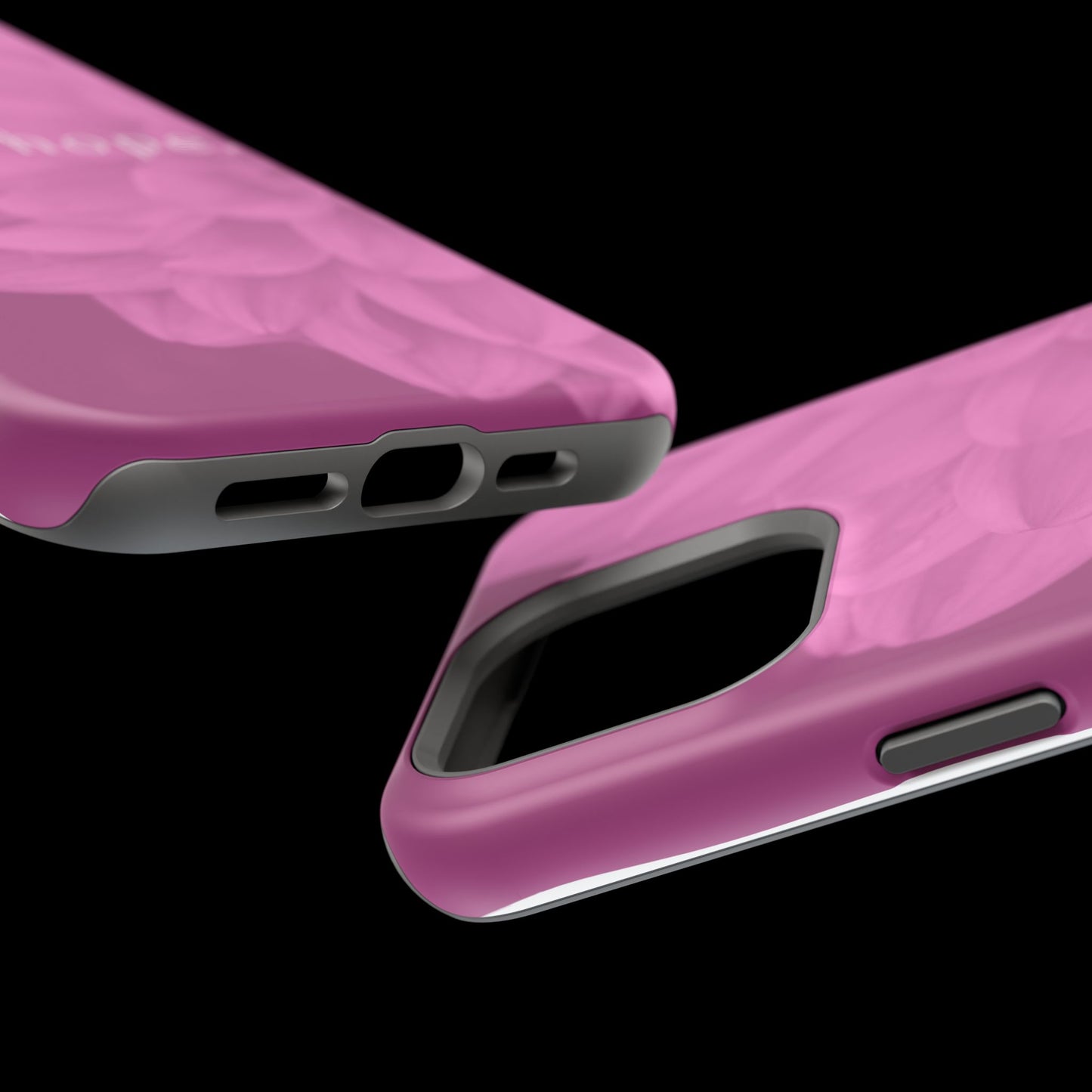 Hopeful, Inspirational Pink Flower Design Phone Case