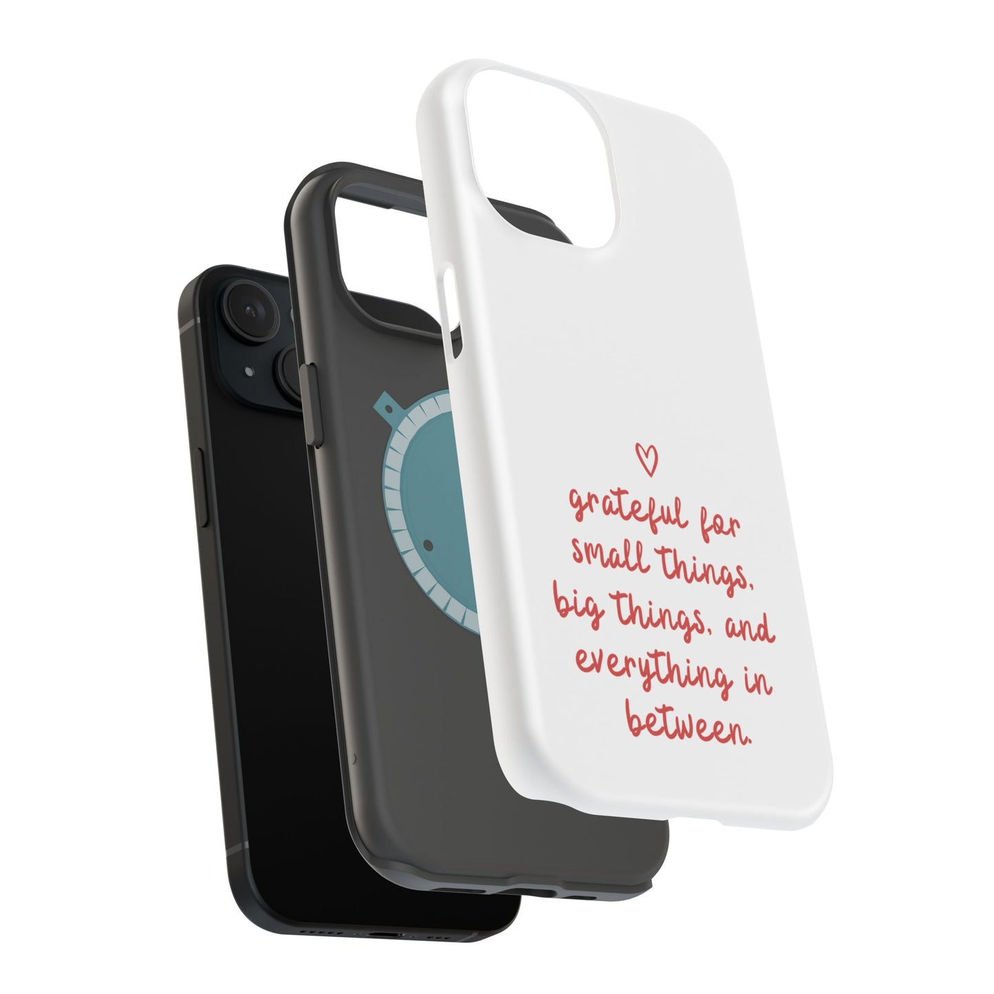 Grateful Small Things Magnetic Phone Case, Inspirational Phone Cover, Unique Gift, Everyday Reminder, Custom Tough Cases, Phone Protection