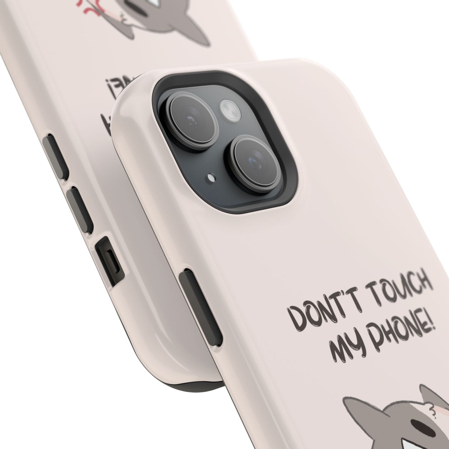 Funny Cat - Don't Touch My Phone! Tough MAGNETIC Phone Case