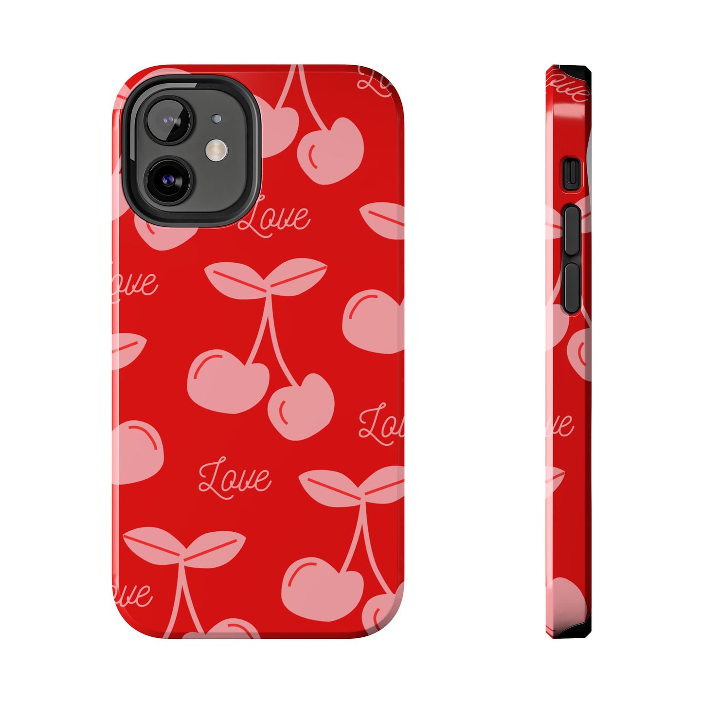 Cute Cherry Love Tough Phone Cases