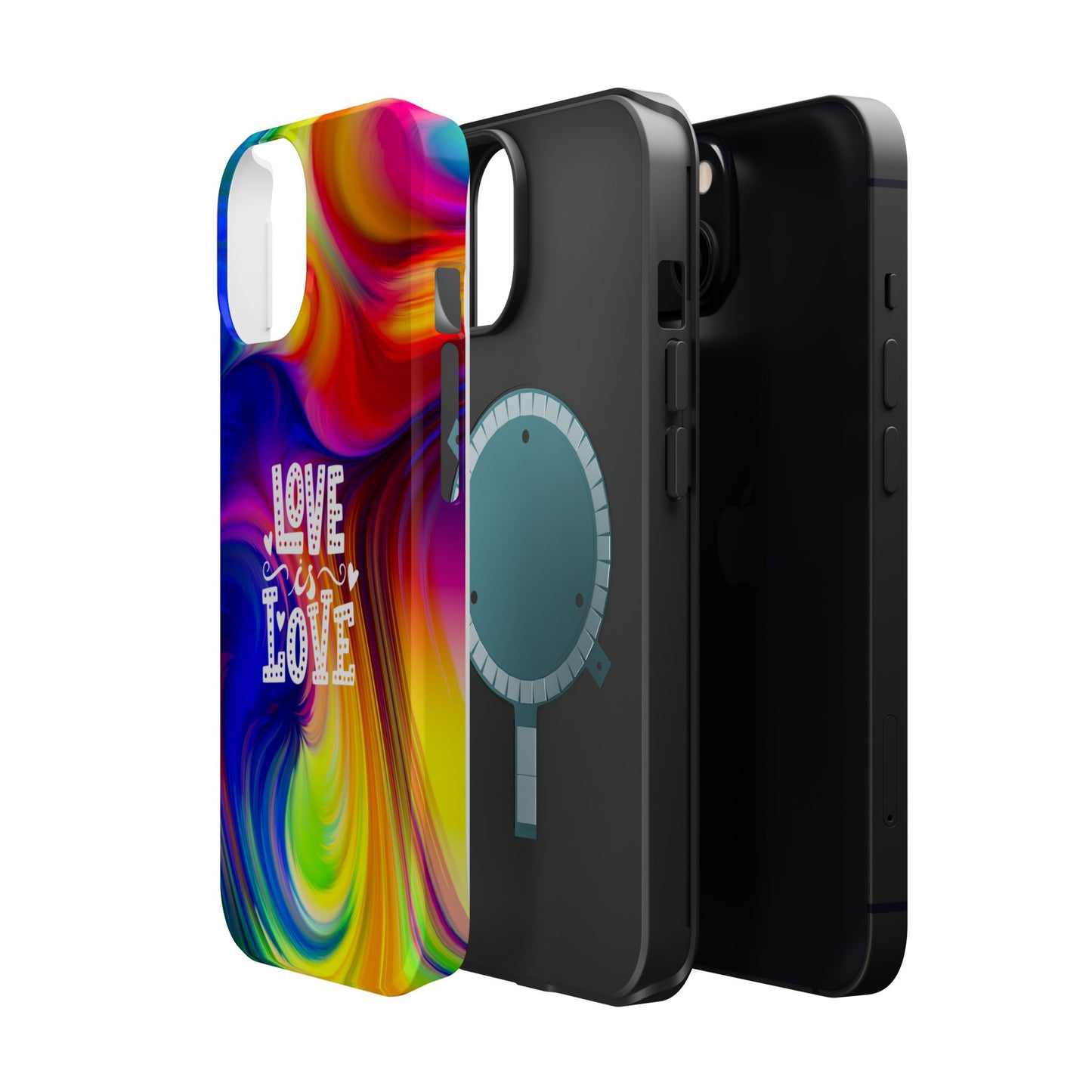 LOVE IS LOVE Colorful Love, Pride Tough Phone Case