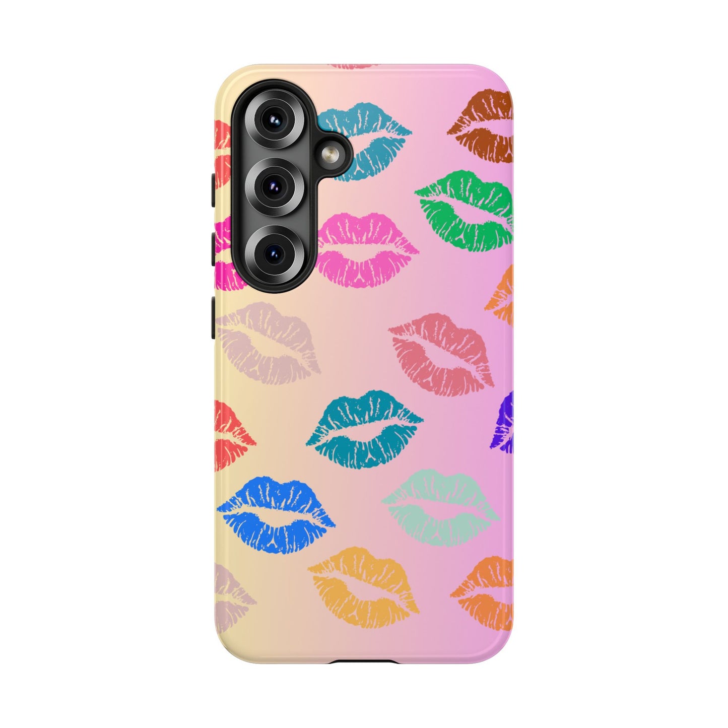 Kiss Print Tough Phone Cases Cute, Durable for Samsung