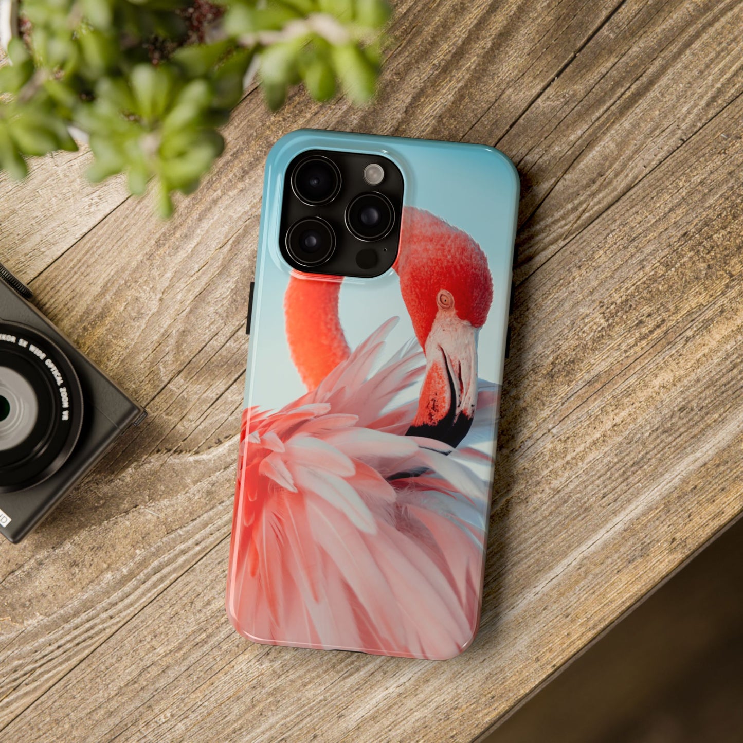 Vibrant Flamingo, Tropical Phone Case