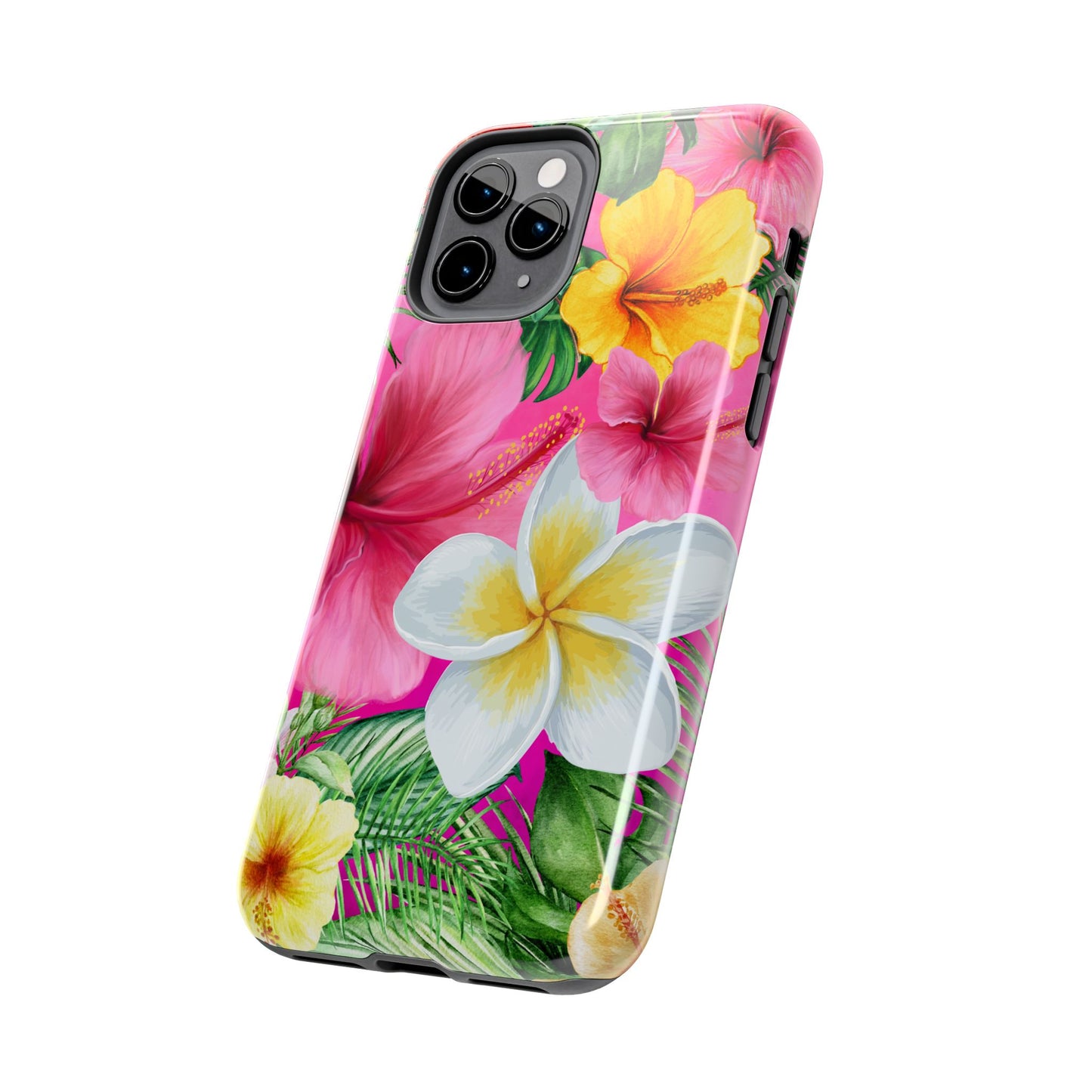 Tropical Floral Phone Case - Tough, Durable, Chic Protection, Summer Vibes, Gift for Her