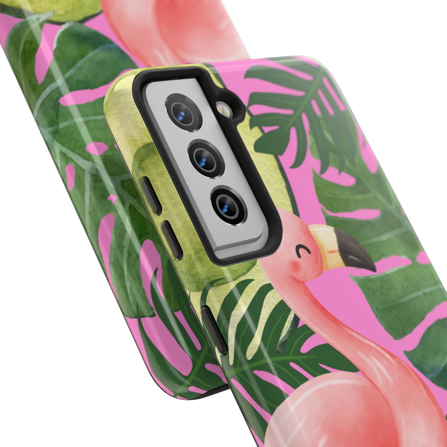 Tropical Flamingo, Cute, Summer Vibes Tough Phone Case
