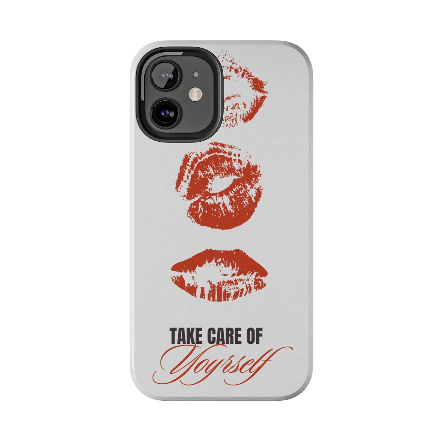 Kiss Print, Chic. Tough Phone Case