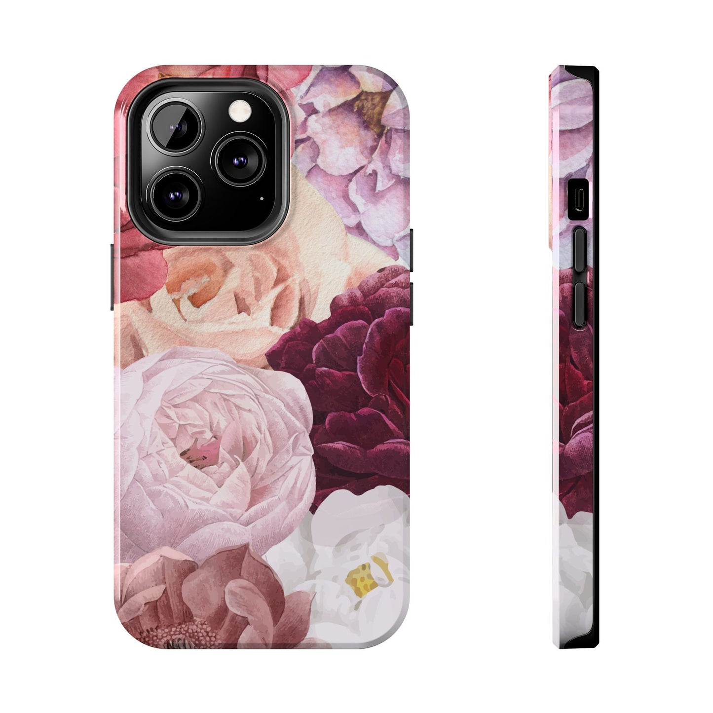 Elegant Protection for Every Occasion Floral Tough Phone Case