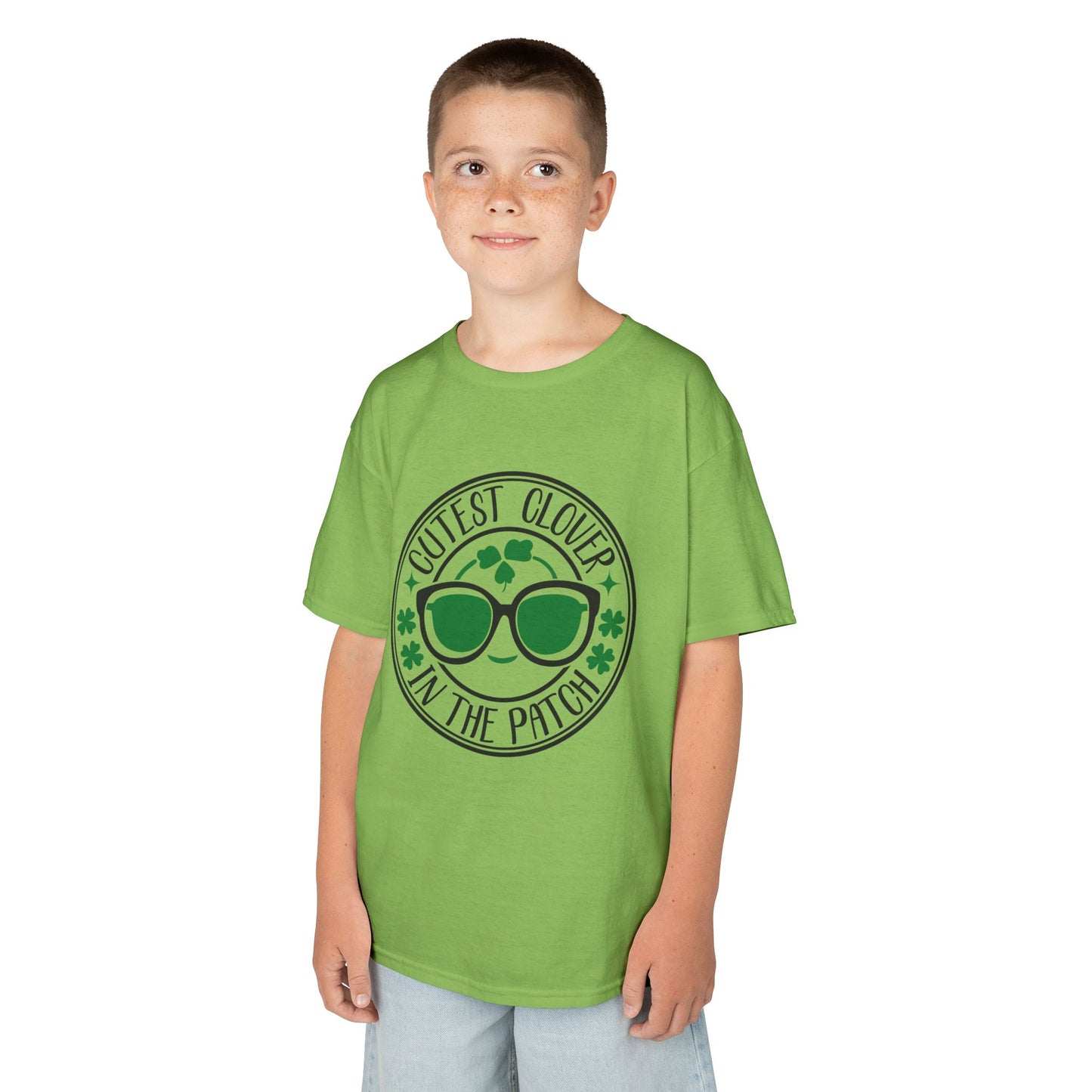Cute Clover Kids Tee - "Cutest Clover in the Patch" St. Patrick's Day Shirt