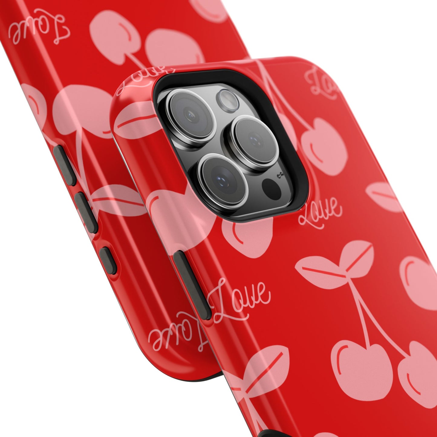 Cherry Love MAGNETIC Tough Cases, Cute Protection, Gift for Her, Valentine's Day