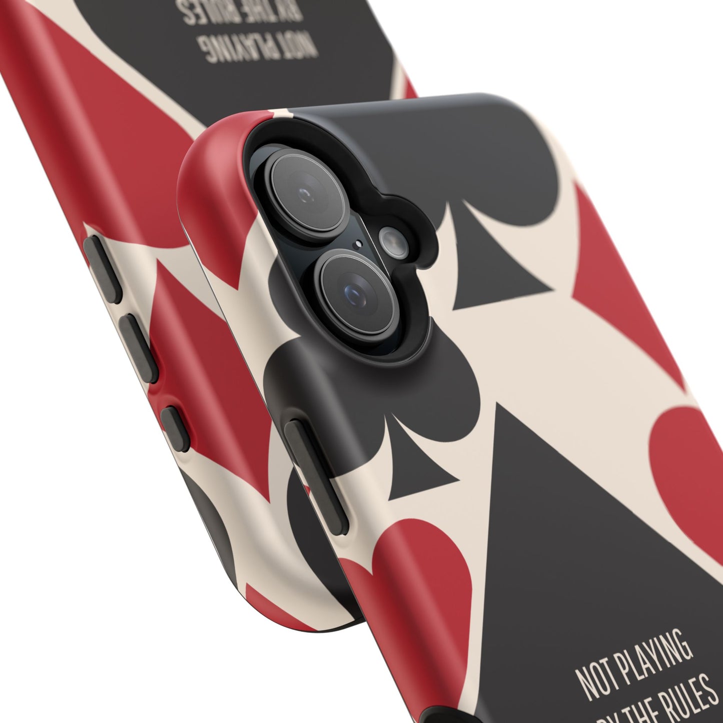 Bold Playing Card Tough Phone Case - Not Playing by the Rules for Iphone