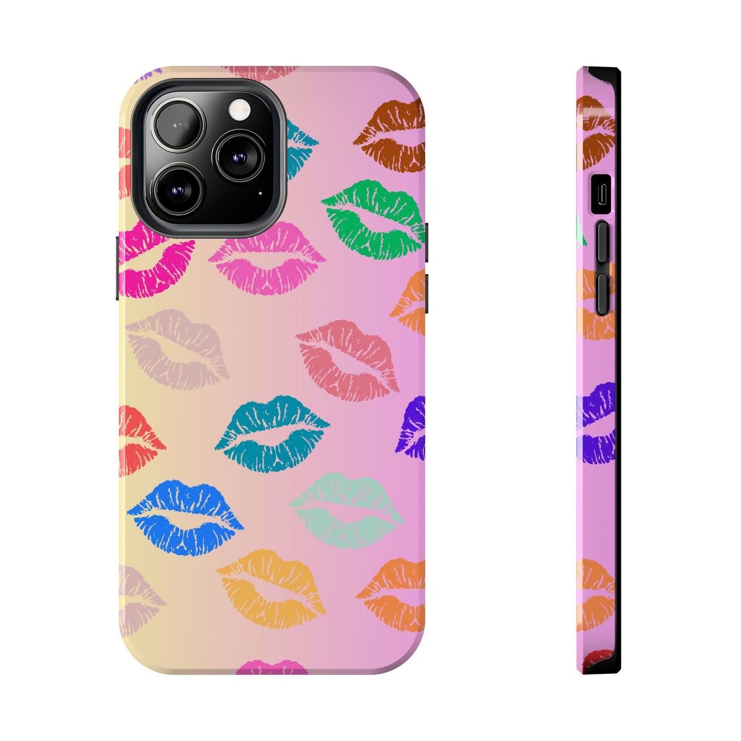 Kiss Print Tough Phone Cases Cute, Durable for Iphone