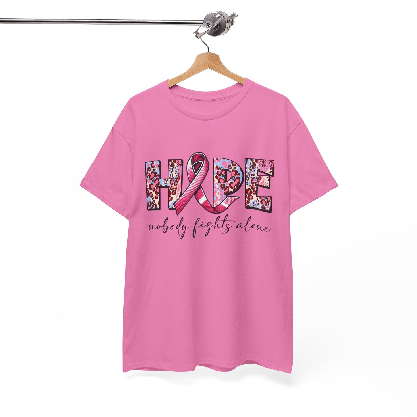 Hope & Support Unisex Tee - Nobody Fights Alone