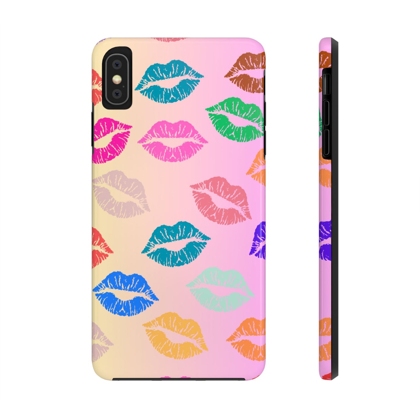 Kiss Print Tough Phone Cases Cute, Durable for Iphone