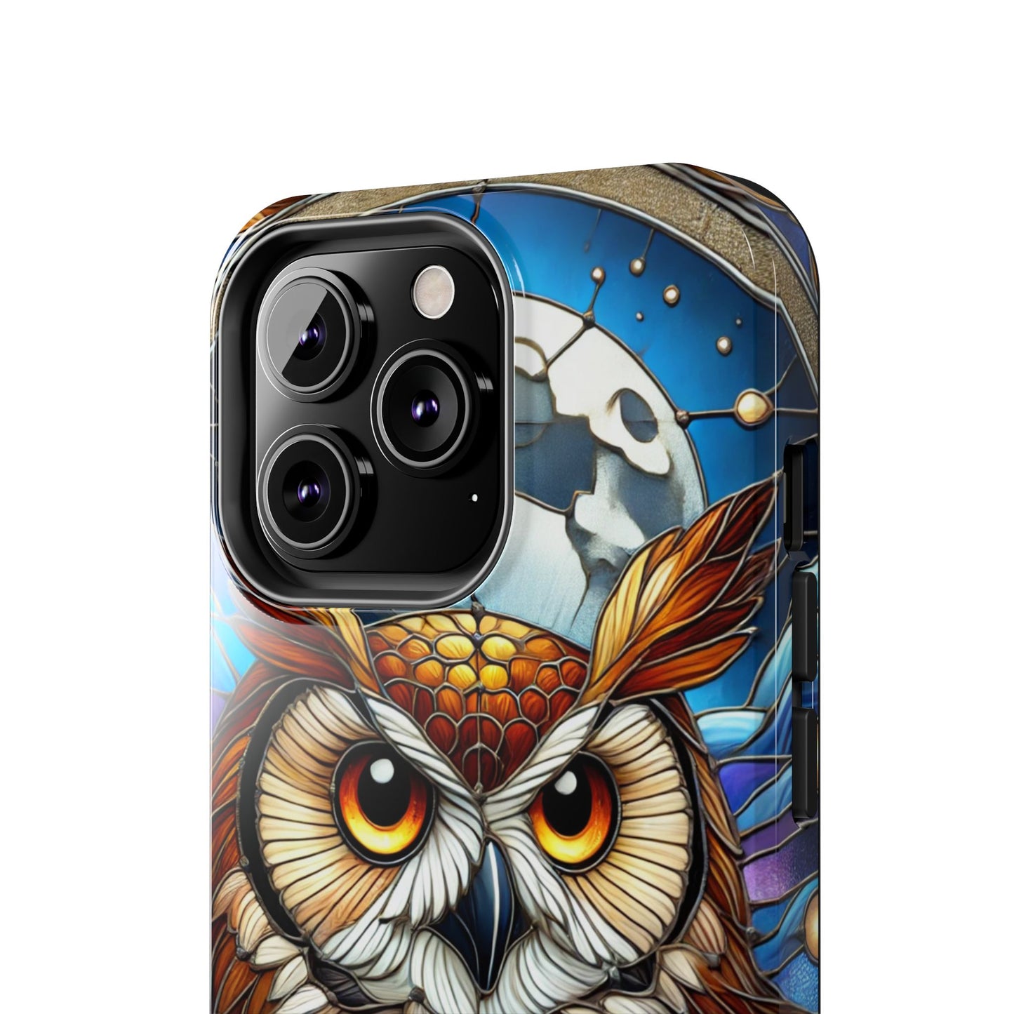 IPhone Case - Owl Stained Glass Design - Durable Protection