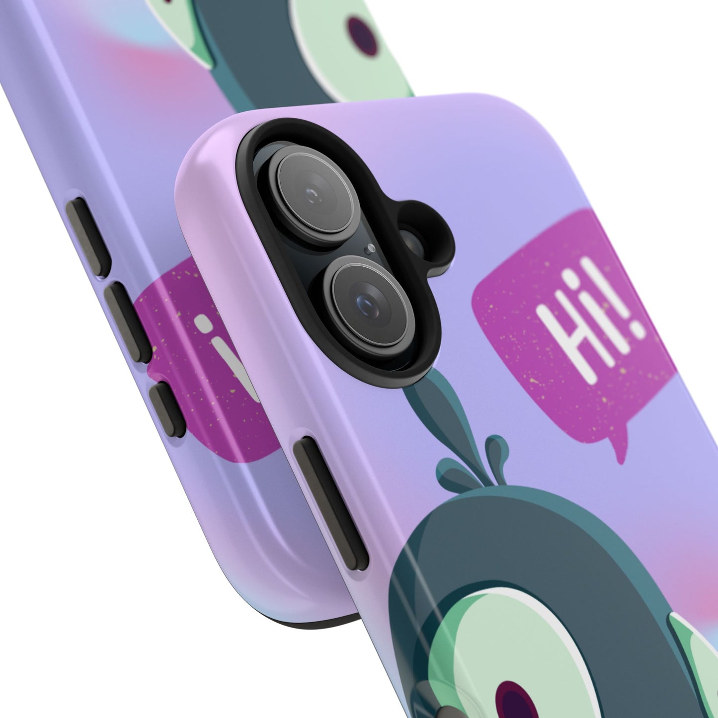 Colorful Cartoon Bird Tough Phone Case - Say Hi!
