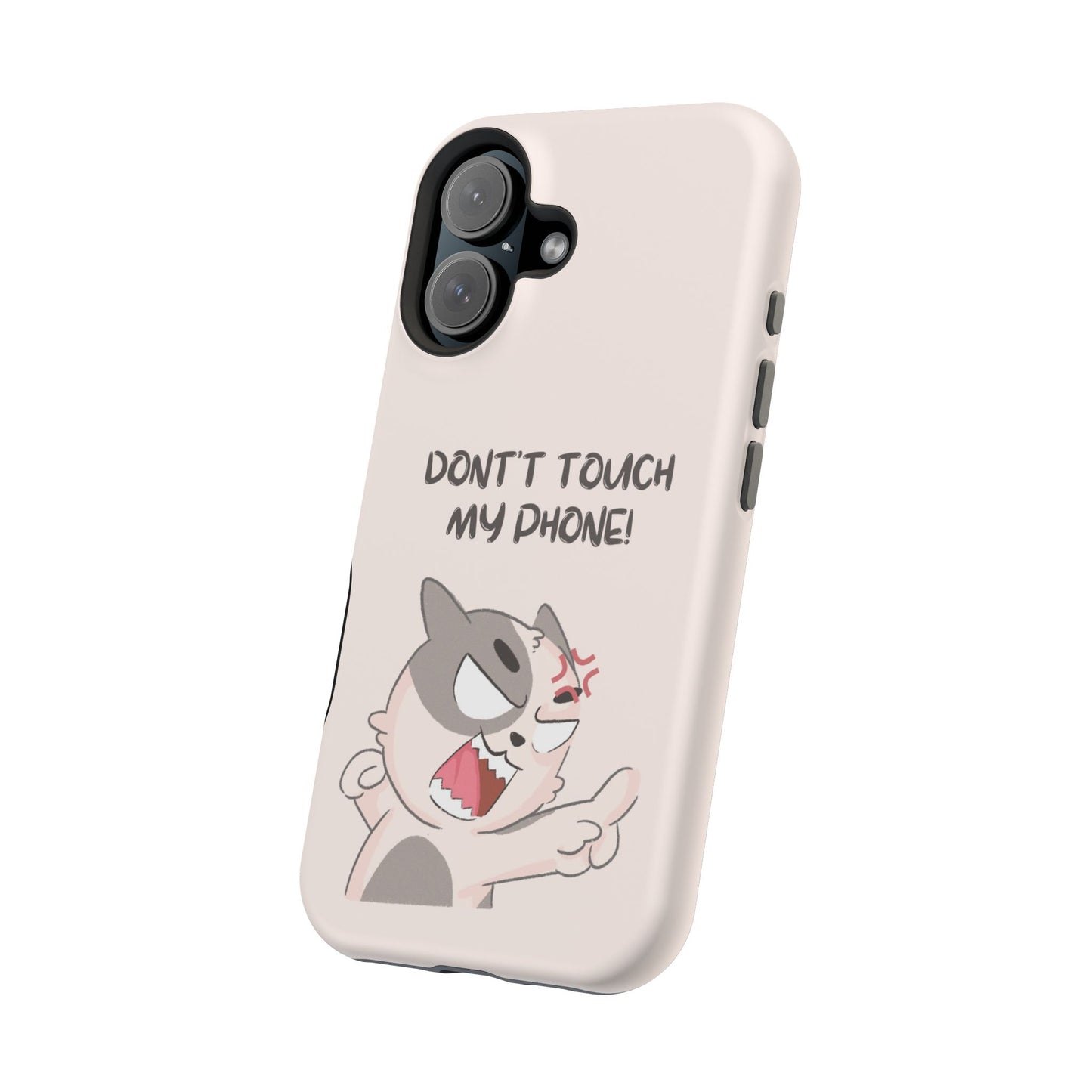 Funny Cat - Don't Touch My Phone! Tough MAGNETIC Phone Case