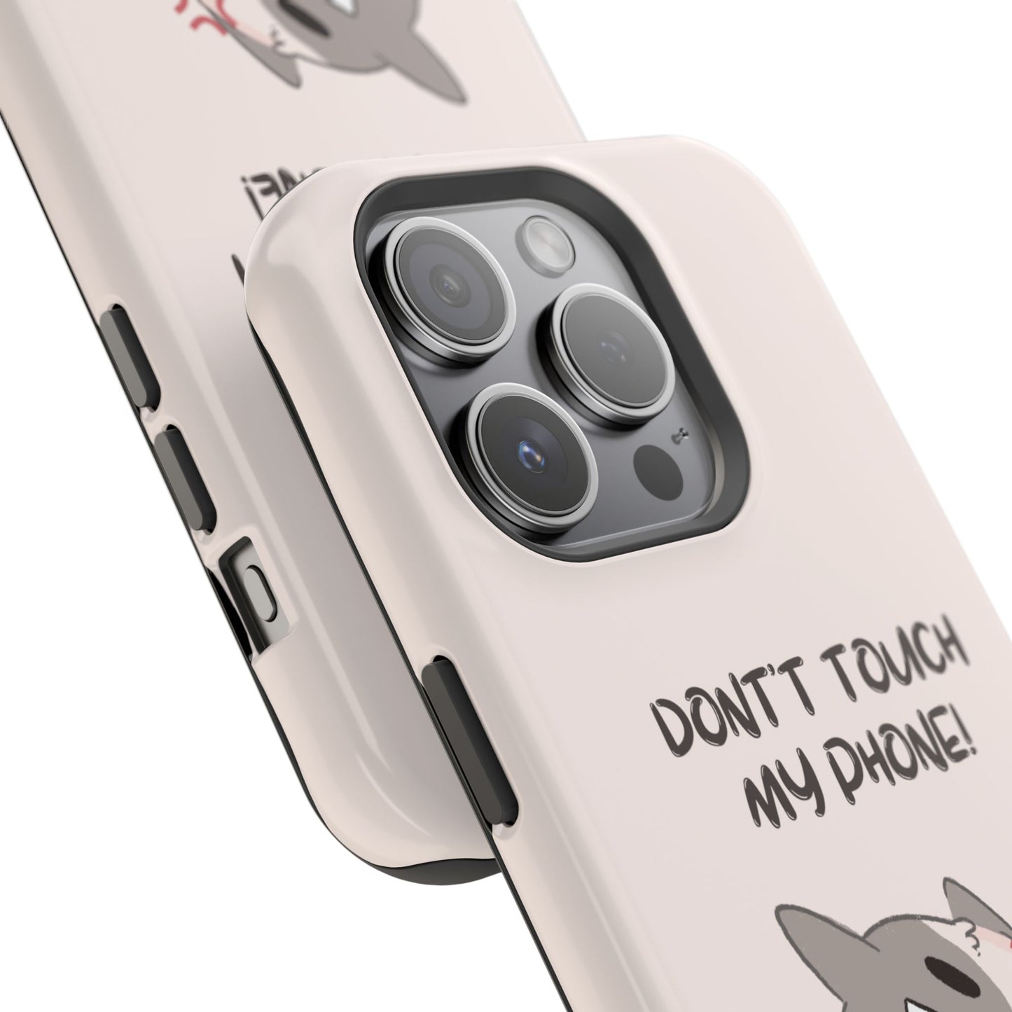 Funny Cat - Don't Touch My Phone! Tough MAGNETIC Phone Case