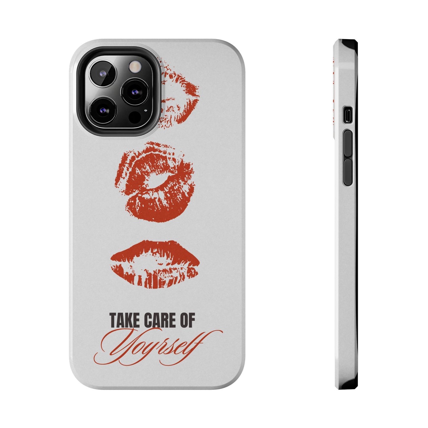 Kiss Print, Chic. Tough Phone Case