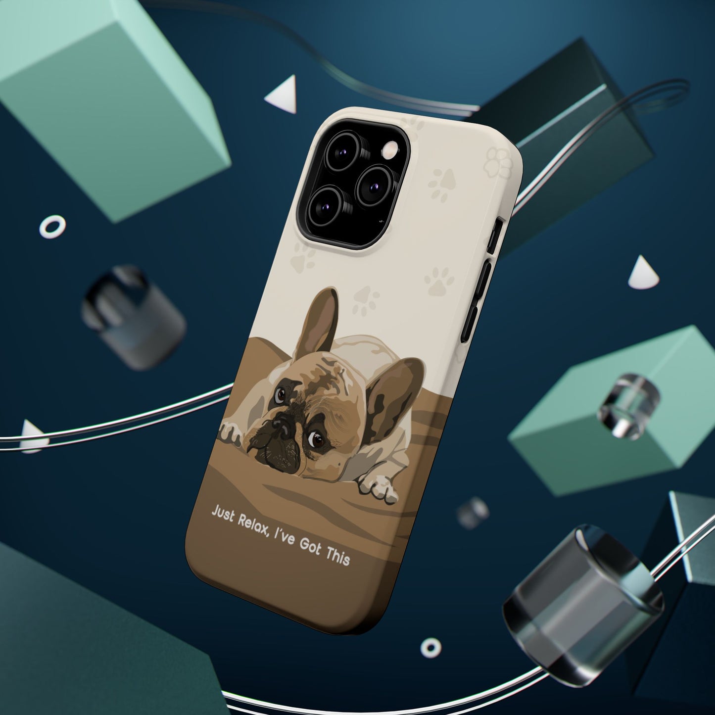 Cute Dog Tough MAGNETIC Phone Case - Just Relax, I’ve Got This