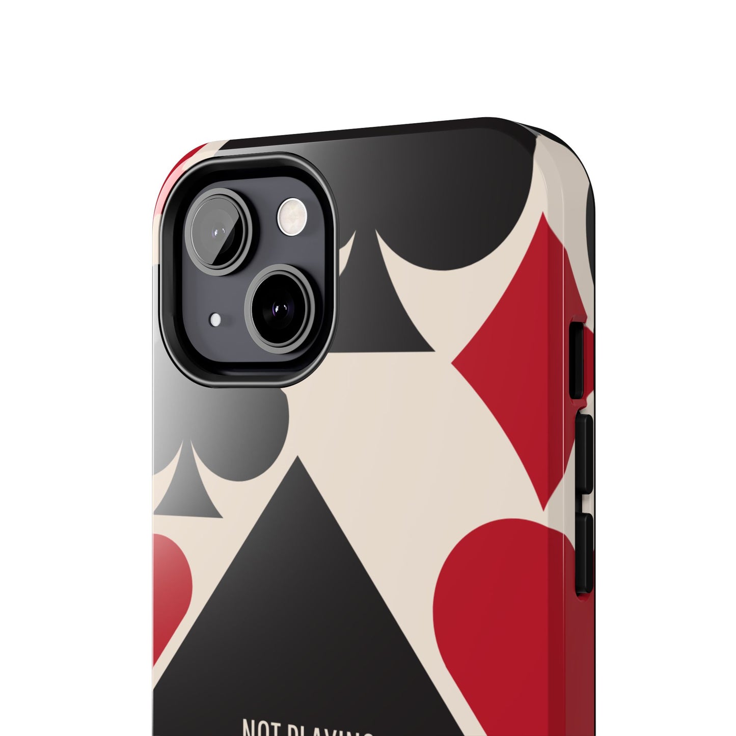 Bold Playing Card Tough Phone Case - Not Playing by the Rules
