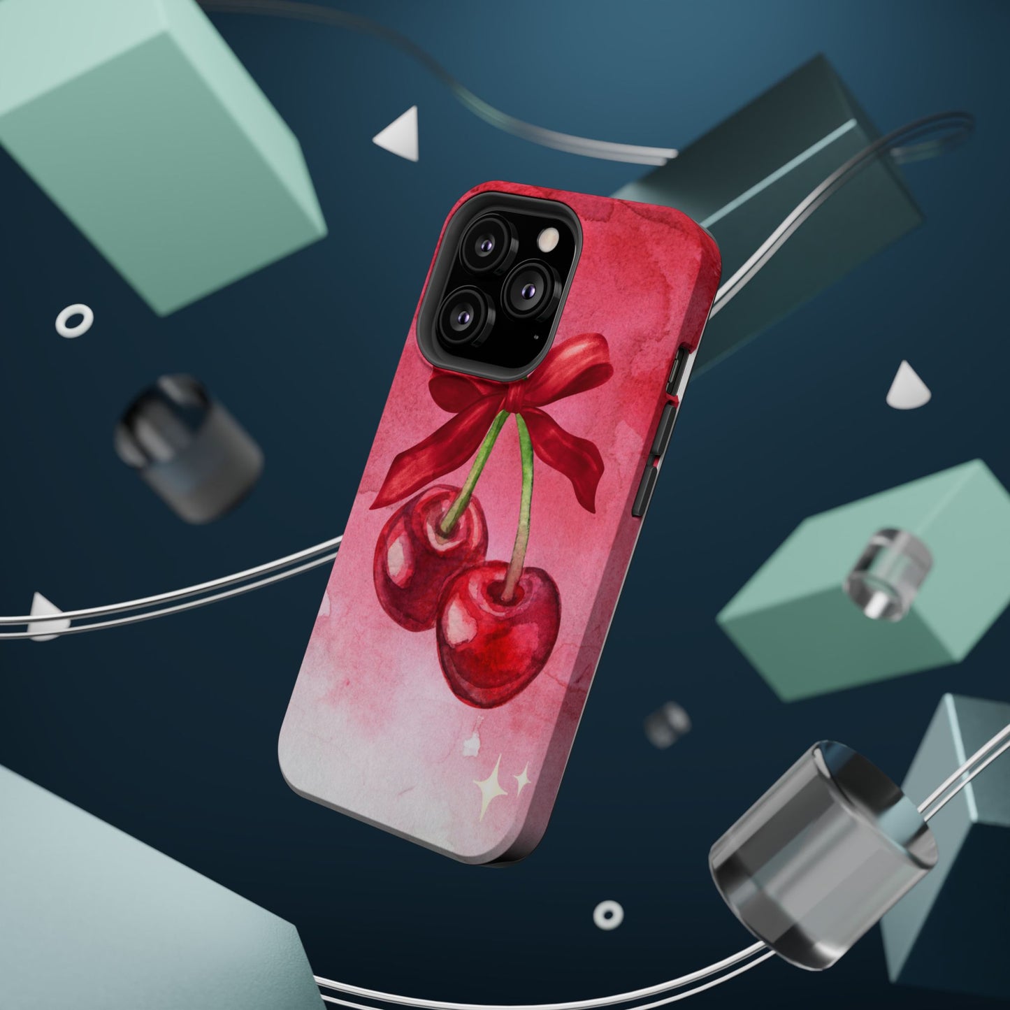 Chic Cherry Magnetic Tough Cases for iPhone