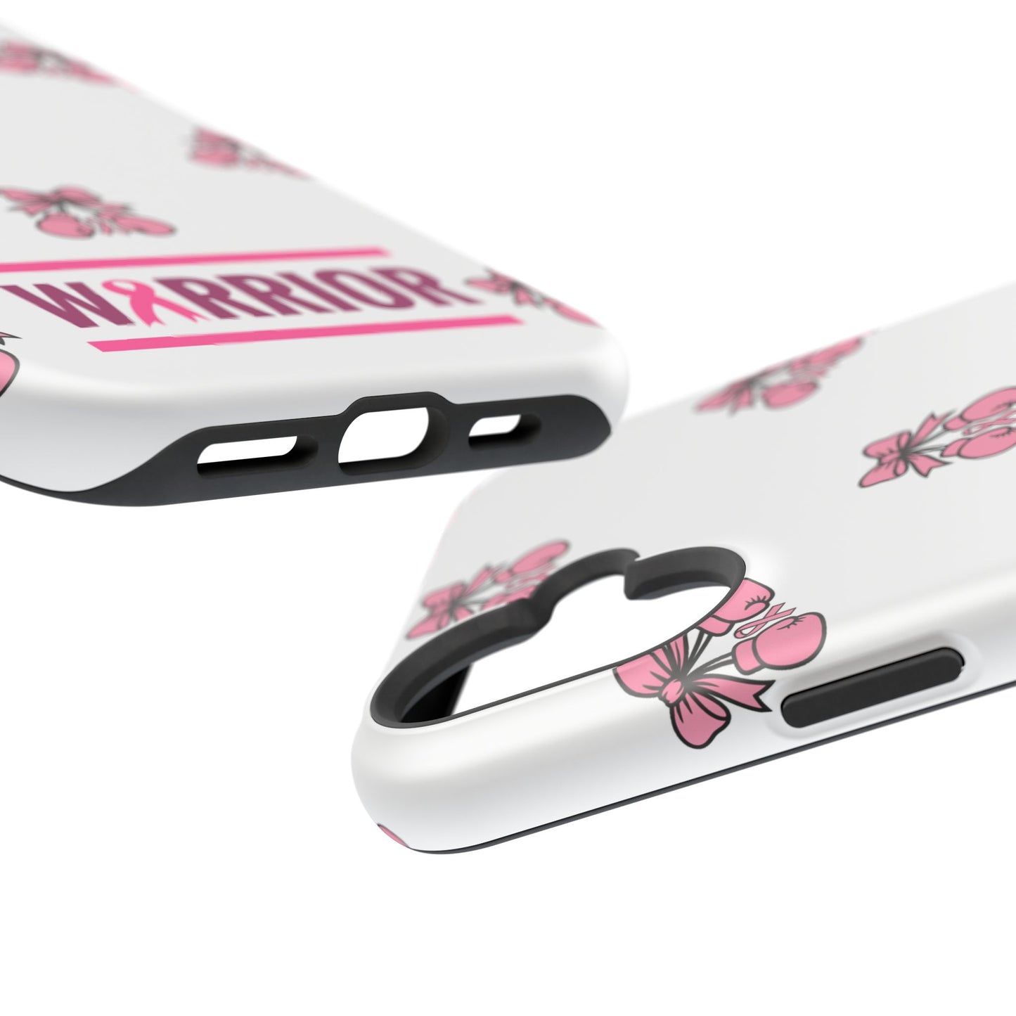 Warrior Bow Pink Magnetic Phone Case, Support Breast Cancer Awareness, Gift for Cancer Fighters for Iphone