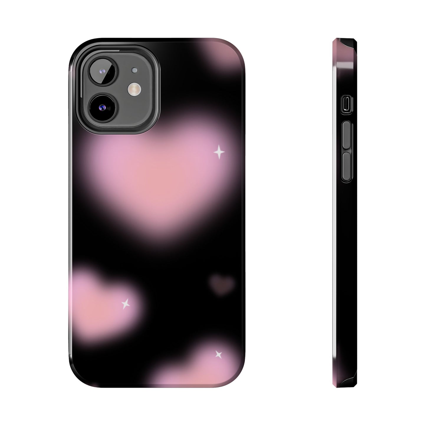 Romantic Pink Heart Pattern Phone Case