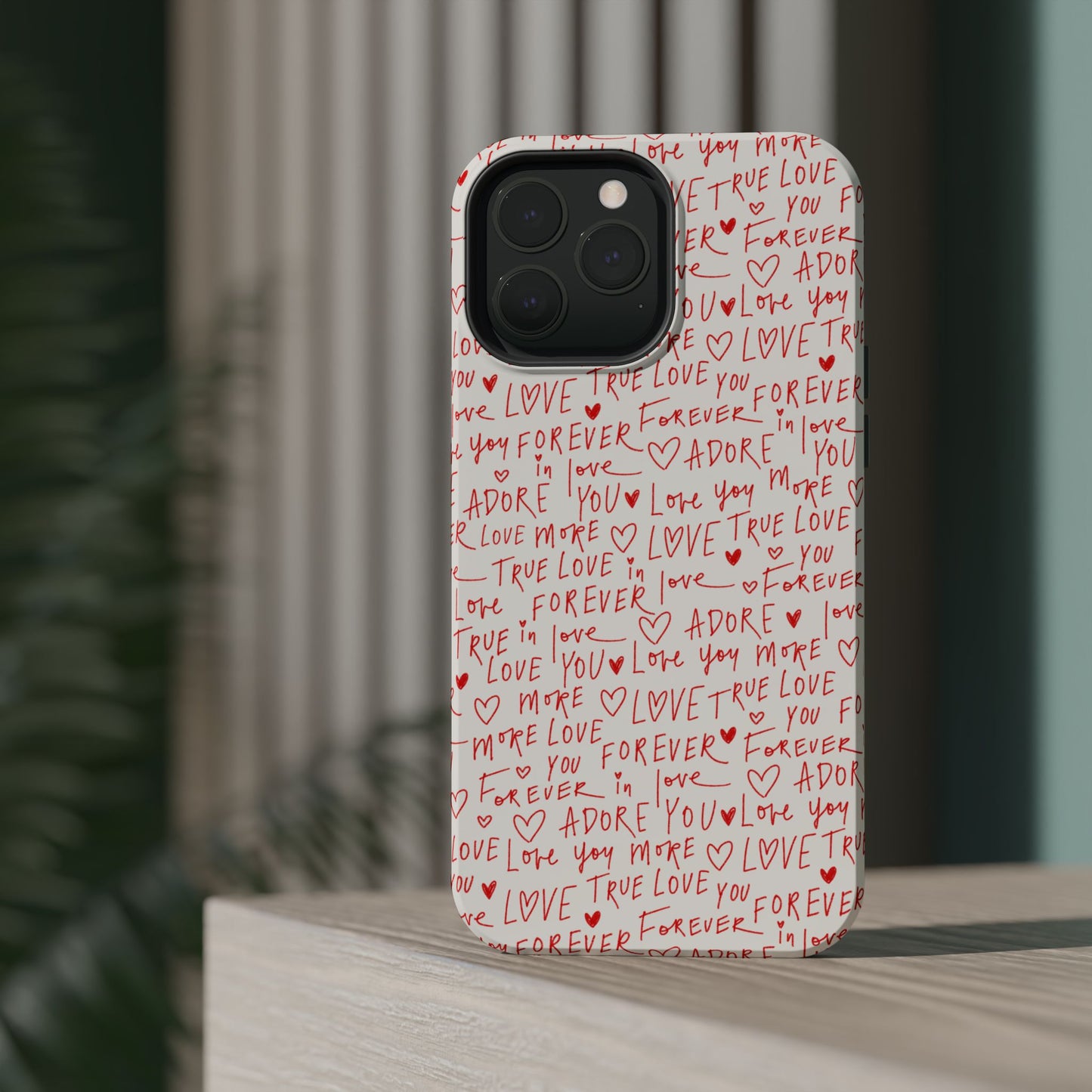 Love Hearts MAGNETIC Tough Case for iPhone, Cute Heart Design, Adore You Case, True Love Protection