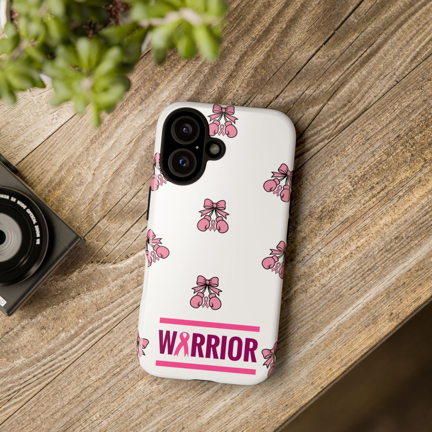 Phone Case - Pink Warrior Cancer Awareness Gift for Breast Cancer Survivor for Iphone