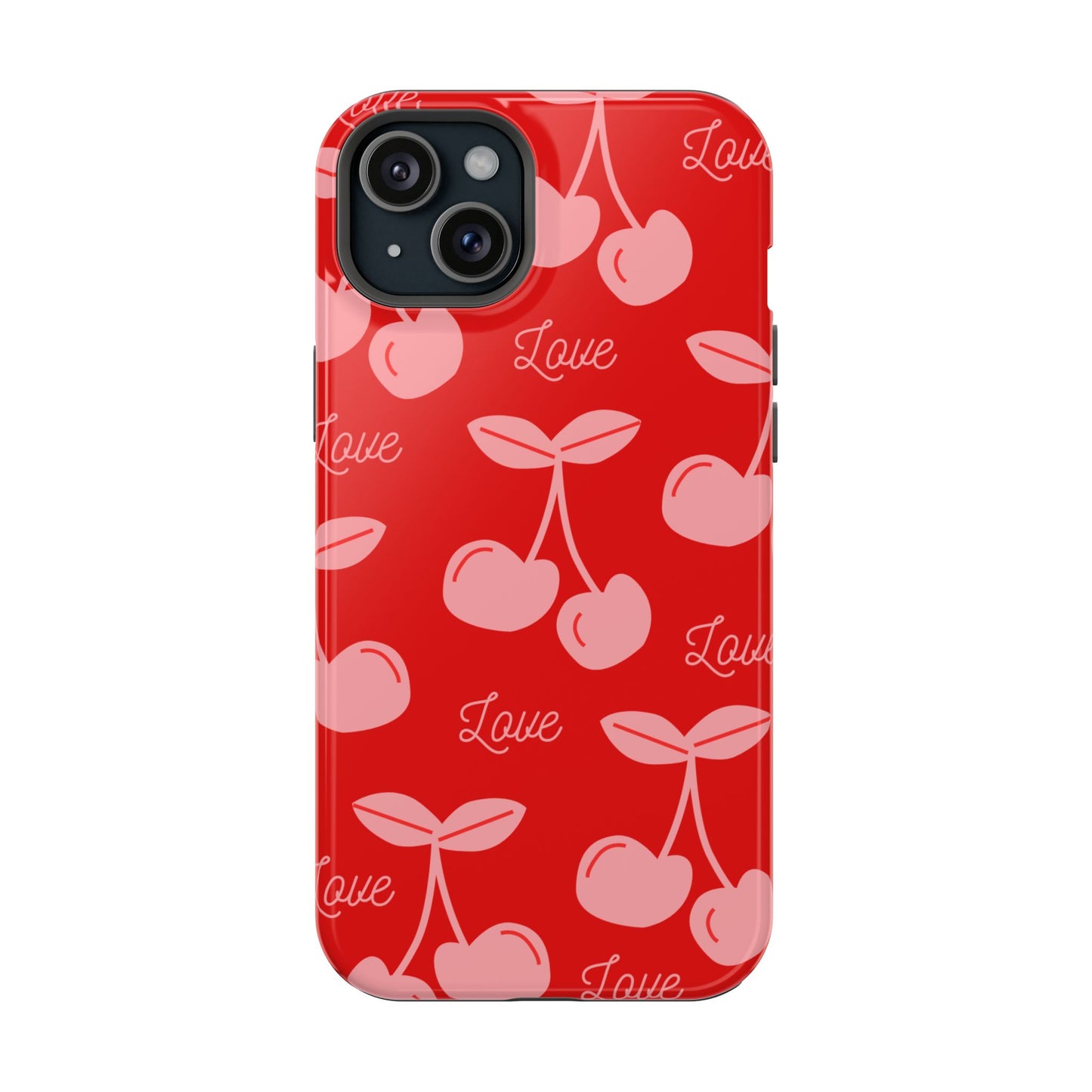 Cherry Love MAGNETIC Tough Cases, Cute Protection, Gift for Her, Valentine's Day