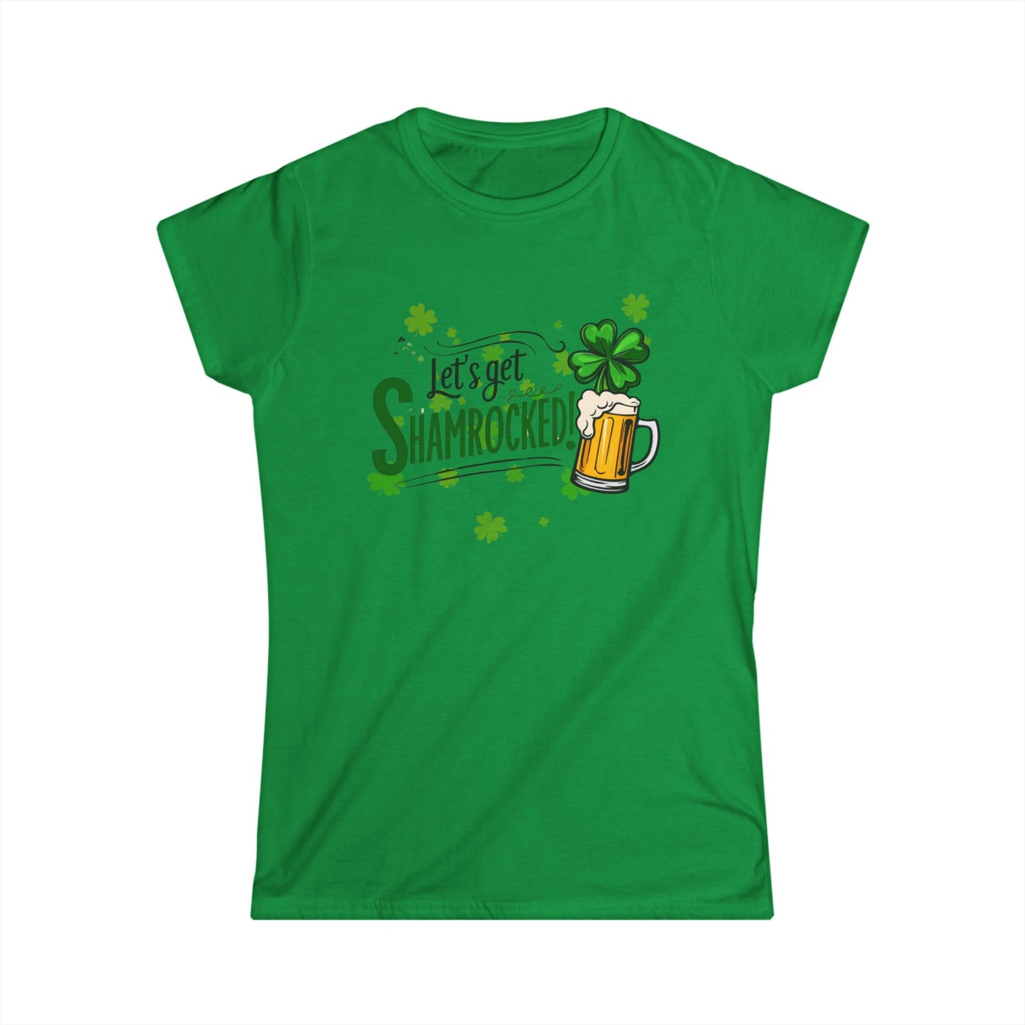 Women’s St. Patrick's Day Tee - "Let's Get Shamrocked!"