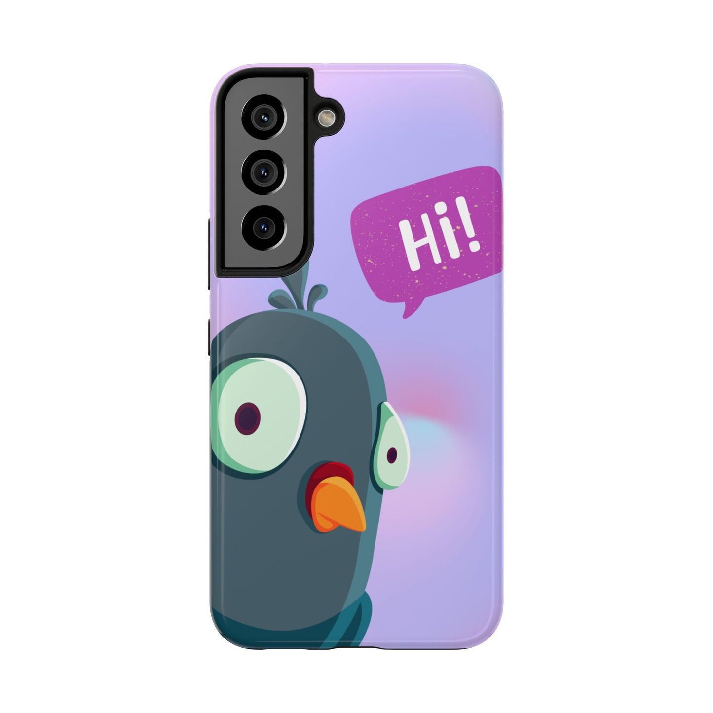 Colorful Cartoon Bird Tough Phone Case - Say Hi!