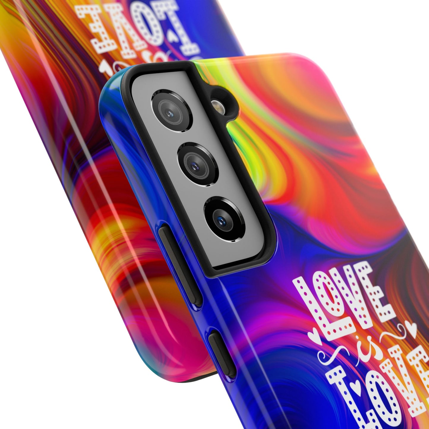 LOVE IS LOVE Colorful Love, Pride Tough Phone Case