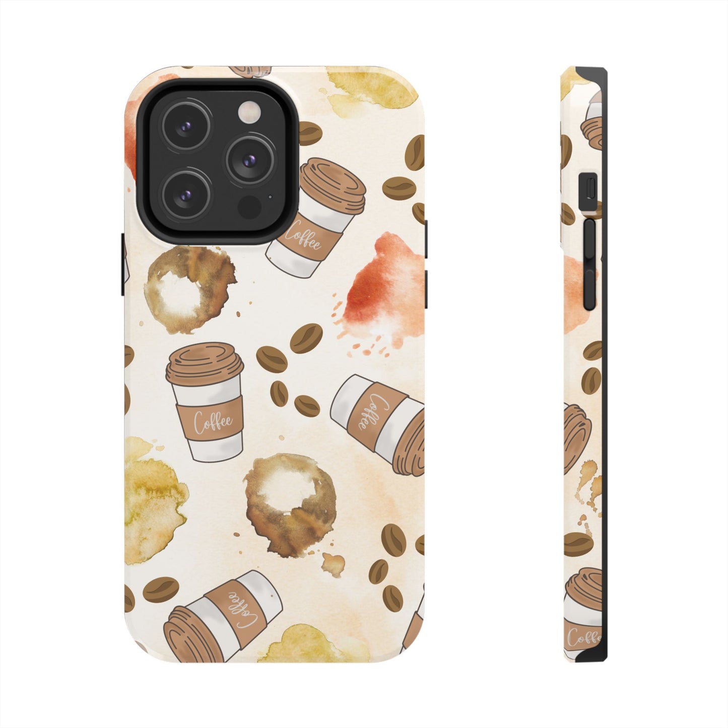Cute, Trendy, Coffee Lover, Barista Tough Phone Cases for Iphone