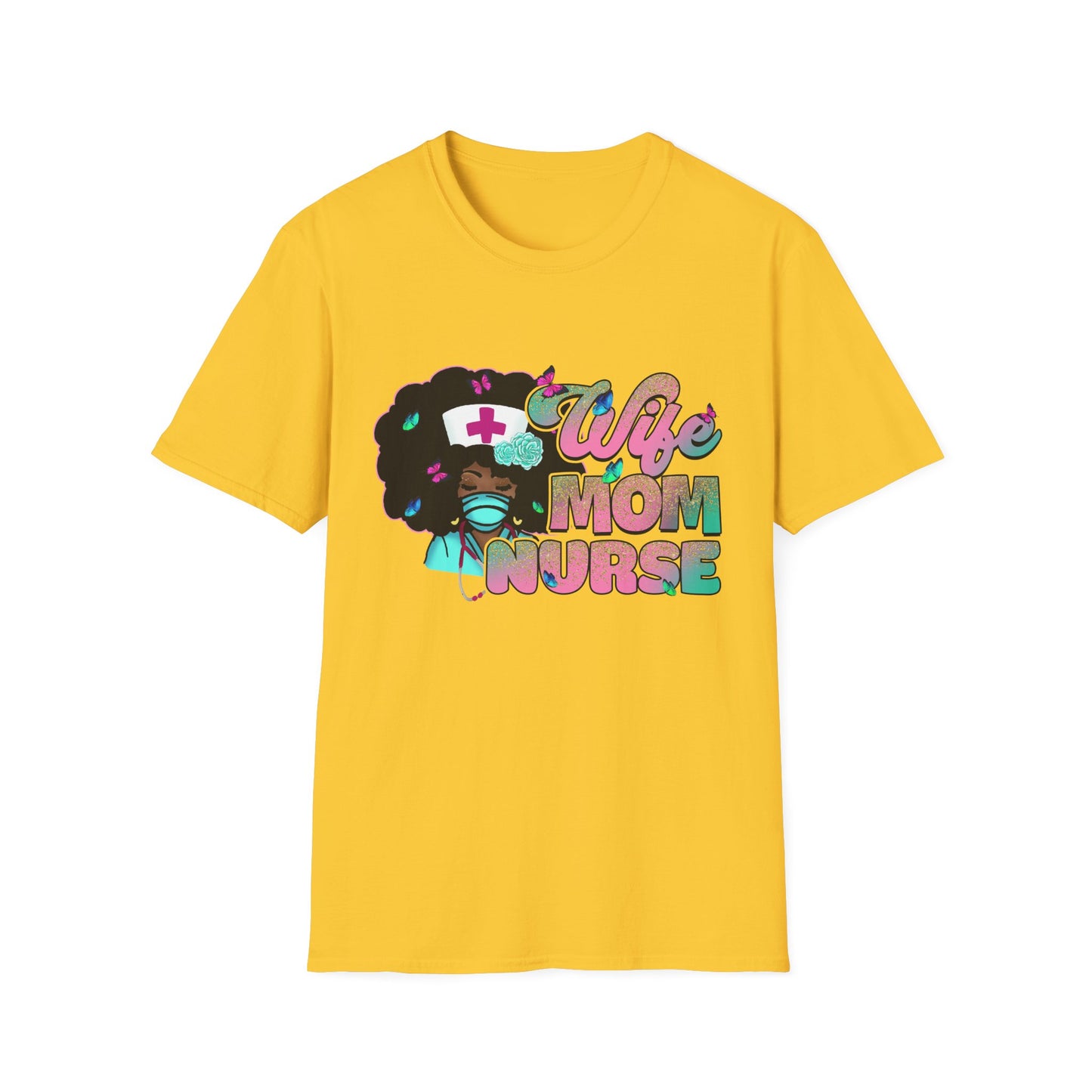 Funny Nurse T-Shirt for Moms | Wife Mom Nurse Tee | Perfect Gift for Healthcare Workers