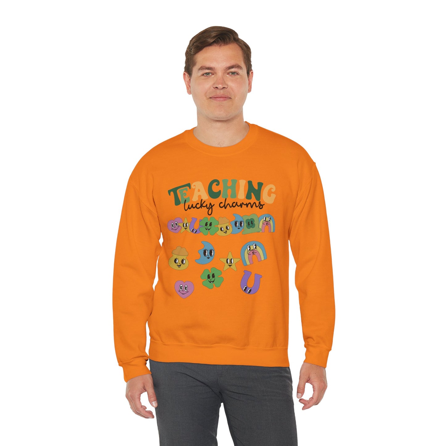 Teaching Lucky Charms Crewneck Sweatshirt for Educators